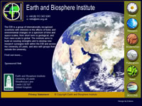 The Earth and Biosphere Institute - Click to visit The Earth and Biosphere Institute - Click to visit