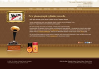 Phonograph Cylinders from Vulcan Records - Click to visit Phonograph Cylinders from Vulcan Records - Click to visit